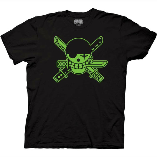 Pirate Logo Neon Green T-Shirt