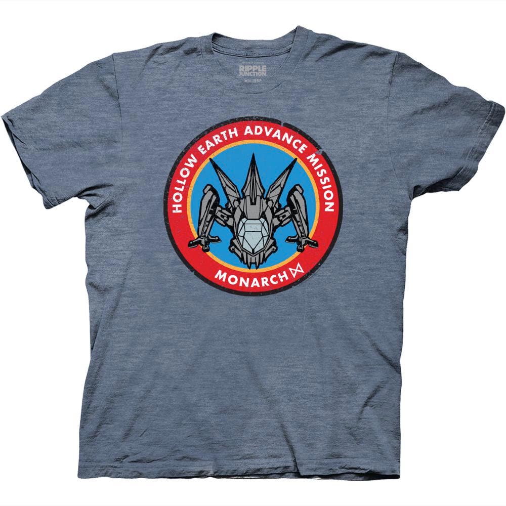 Kaiju x Ape Monarch Hollow Earth Advance Mission Patch T-Shirt