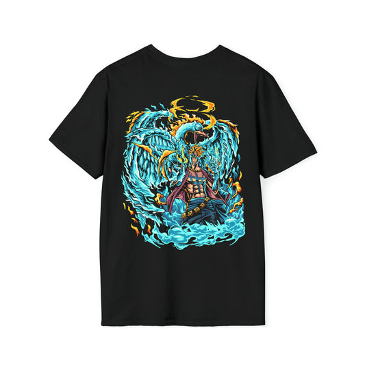The Phoenix Flame Back Design T-Shirt