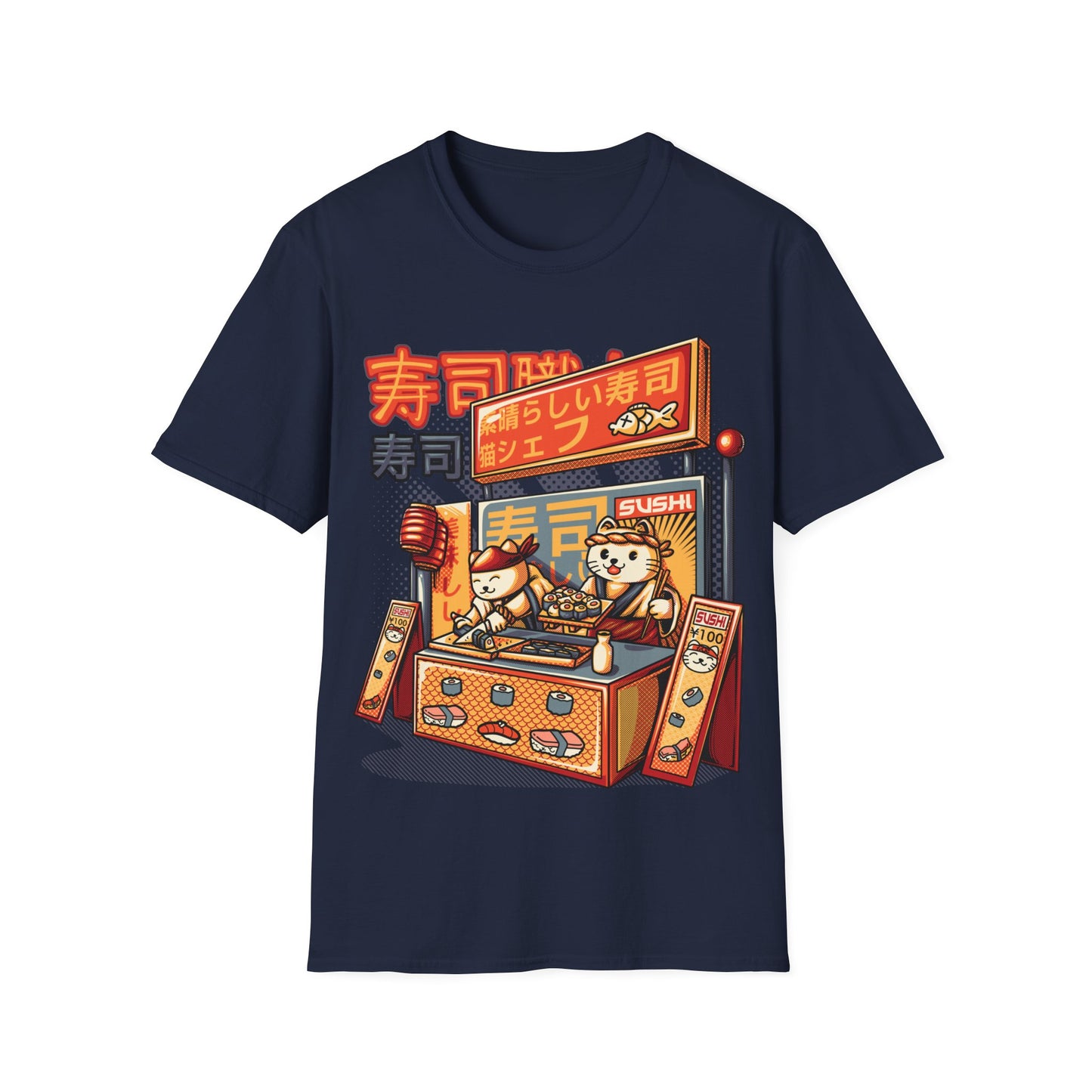 Cat Sushi Stand T-Shirt