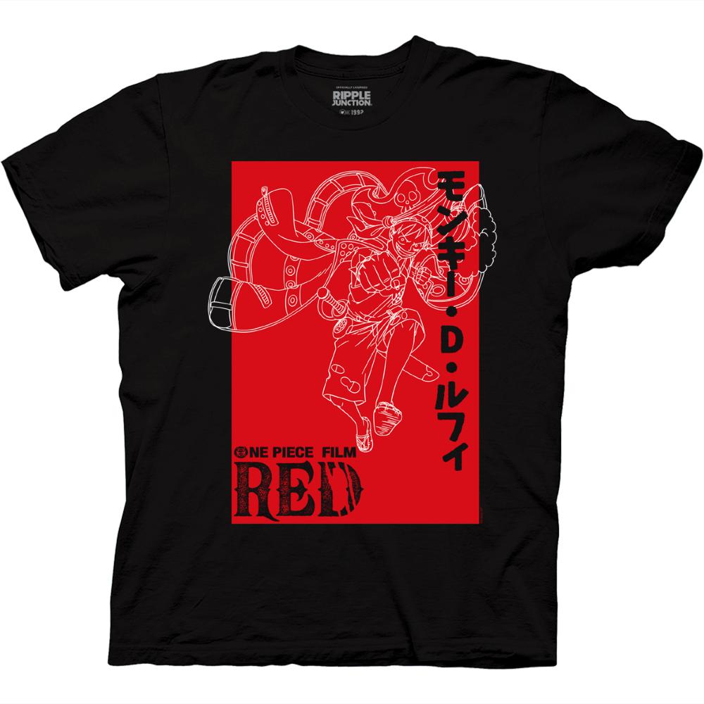 Red Pirate Outline T-Shirt