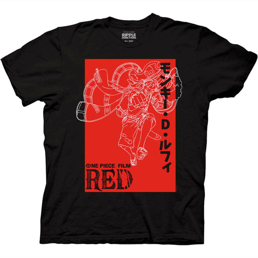 Red Pirate Outline T-Shirt