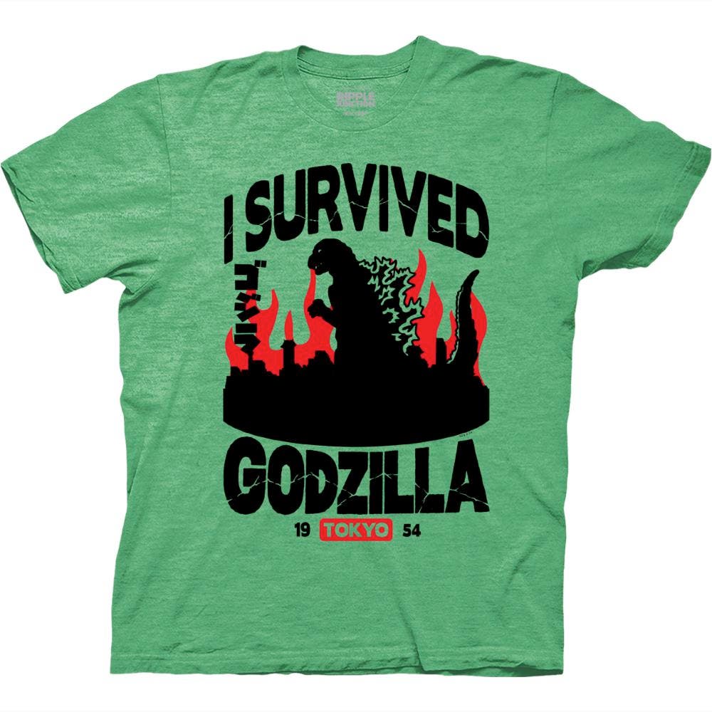 Kaiju Classic I Survived Kaiju With Kanji T-Shirt