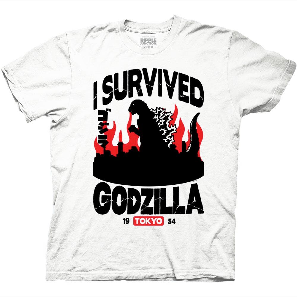 Kaiju Classic I Survived Kaiju With Kanji T-Shirt