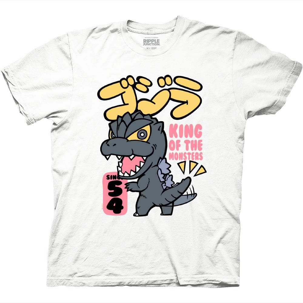 Kaiju Classic Super Deformed Kaiju King Of The Monster With Kanji T-Shirt