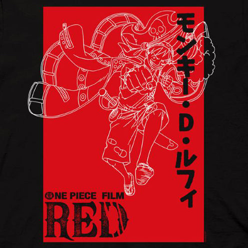 Red Pirate Outline T-Shirt