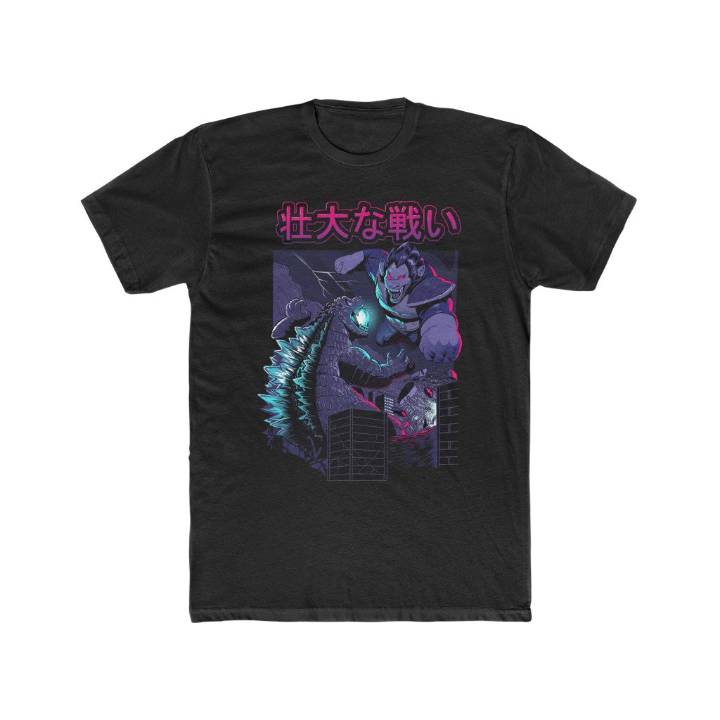 The Kaiju Monsters Cyberpunk Battle T-Shirt