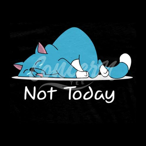 Not Today Lazy Cat T-Shirt